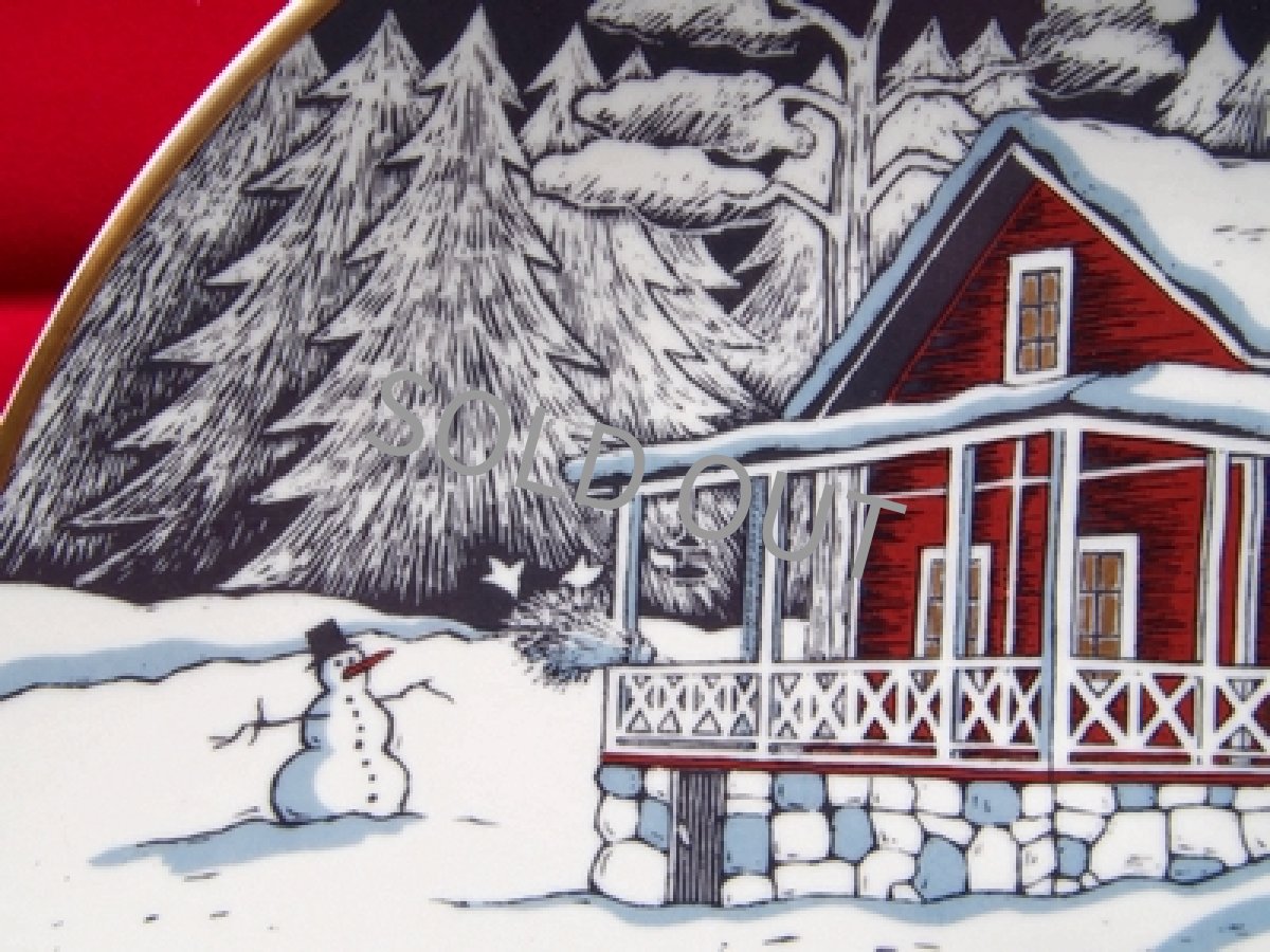 画像4: アラビア　クリスマスプレート 1990年　22.8cm フィンランド (4)