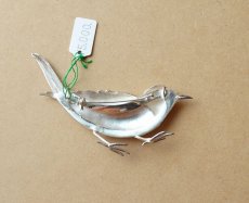 画像11: ブローチ 鳥 シルバー 7.5cm デッドストック 【送料無料】 (11)