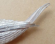 画像6: ブローチ 鳥 シルバー 7.5cm デッドストック 【送料無料】 (6)