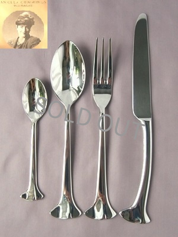 資生堂 アンジェラ・カミングス　カトラリー4点セット 【2箱】 SHOP偶然と必然の間 ANGELA CUMMINGS CUTLERY 4PIECES SHISEIDO 1996