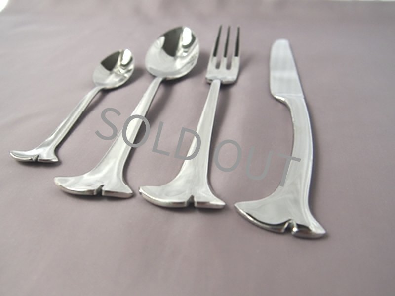 資生堂 アンジェラ・カミングス　カトラリー4点セット 【2箱】 SHOP偶然と必然の間 ANGELA CUMMINGS CUTLERY 4PIECES SHISEIDO 1996