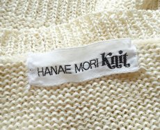 画像15: HANAE MORI ハナエモリ 半袖ニット フリーサイズ 1980's 【送料無料】 (15)