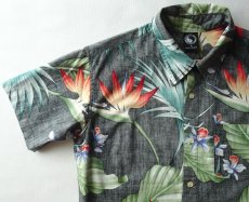 画像4: T&C Surf Designs Hawaii/タウン＆カントリー アロハシャツ アメリカ製 USA レディースS 【送料込み】 (4)