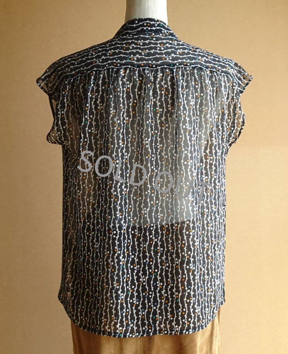 画像22: ナイガイ/ ボウタイ付き ブラウス 黒 9号【送料込み】 (22)