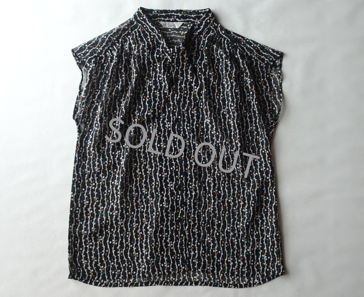 画像4: ナイガイ/ ボウタイ付き ブラウス 黒 9号【送料込み】 (4)