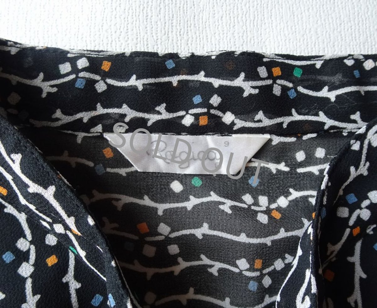 画像8: ナイガイ/ ボウタイ付き ブラウス 黒 9号【送料込み】 (8)