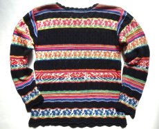 画像16: KENZO/ケンゾー マルチボーダーニット 綿シルク M エルカ品 1990's 【送料600円】 (16)