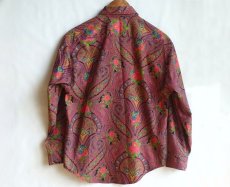 画像4: KENZO Jeans/ケンゾー ジーンズ 花柄シャツ 綿  ピンク レディースＦ 【送料込み】 (4)