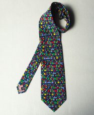 画像6: ERICSSON/エリクソン ネクタイ シルク 幾何学模様 【送料込み】 (6)