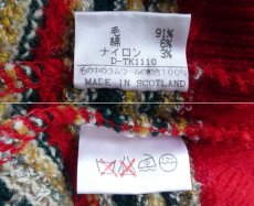 画像18: SWANKIE SCOTS スコットランド製 マルチボーダークルーネックセーター メンズL (18)
