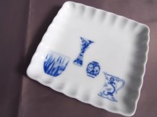 画像7: 深川製磁　小皿　ブルーチャイナ  11.5cm 有田焼 (7)