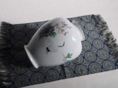画像9: 深川製磁　花瓶 鶴文　丈19.5cm (9)