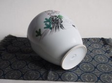 画像14: 深川製磁　花瓶 鶴文　丈19.5cm (14)