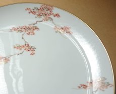 画像10: 深川製磁　盛り皿　紅葉 金彩  25.2cm (10)
