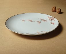 画像8: 深川製磁　盛り皿　紅葉 金彩  25.2cm (8)