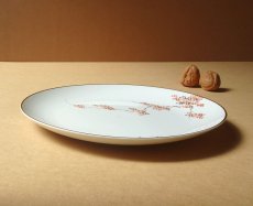 画像9: 深川製磁　盛り皿　紅葉 金彩  25.2cm (9)