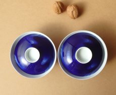 画像5: 深川製磁　蓋付組飯碗　泉文 有田焼 (5)