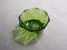 画像3: 曽我ガラス 　硝子小鉢　夕顔 11.5cm 緑 (3)