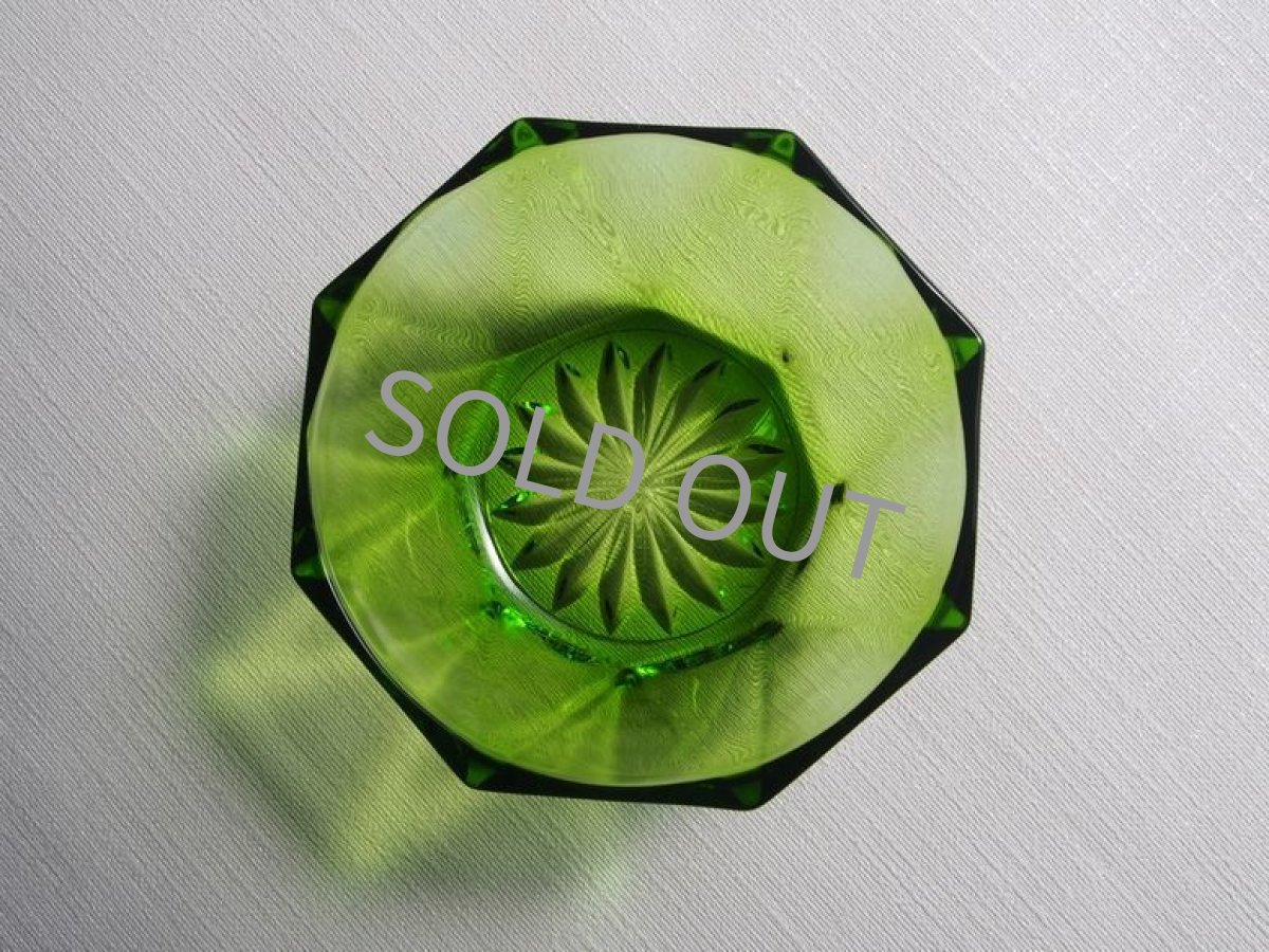 画像6: 曽我ガラス 　硝子小鉢　夕顔 11.5cm 緑 (6)