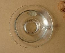 画像8: サンゴバン製 デュラレックス カップ＆ソーサー gigogne 強化ガラス (8)