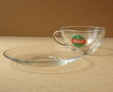 画像9: サンゴバン製 デュラレックス カップ＆ソーサー gigogne 強化ガラス (9)