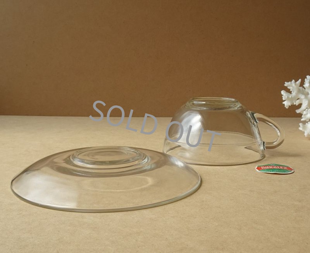 画像13: サンゴバン製 デュラレックス カップ＆ソーサー gigogne 強化ガラス (13)