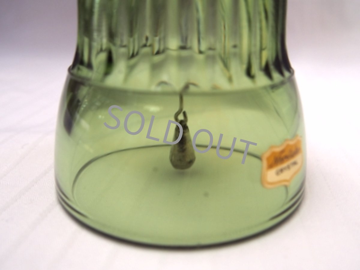 画像4: ノリタケ クリスタル　ハンドベル 緑 (4)