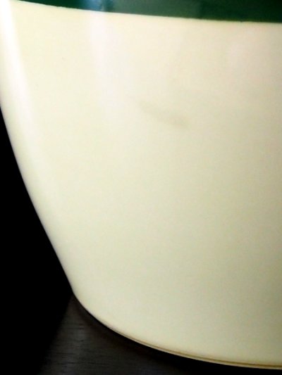 画像1: ノリタケ ヤジロベー印　火鉢 緑地白菊 丈約23cm(1)