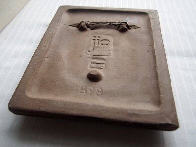 画像2: 北欧スウェーデン Jie Gantofta ジィガントフタ社の陶板と、伊勢丹の箱（旧ロゴ）(2)