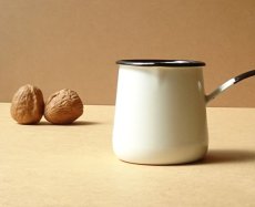 画像9: ホーロー ミルクパン　鍋 昭和レトロ 200ml 琺瑯  (9)