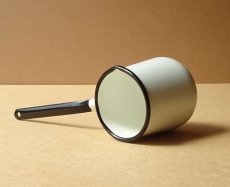 画像17: ホーロー ミルクパン　鍋 昭和レトロ 200ml 琺瑯  (17)