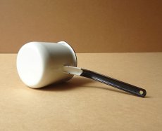 画像18: ホーロー ミルクパン　鍋 昭和レトロ 200ml 琺瑯  (18)