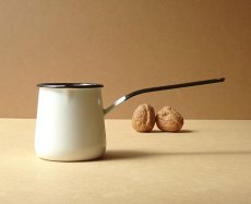 画像3: ホーロー ミルクパン　鍋 昭和レトロ 200ml 琺瑯  (3)