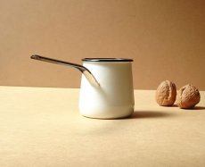 画像5: ホーロー ミルクパン　鍋 昭和レトロ 200ml 琺瑯  (5)