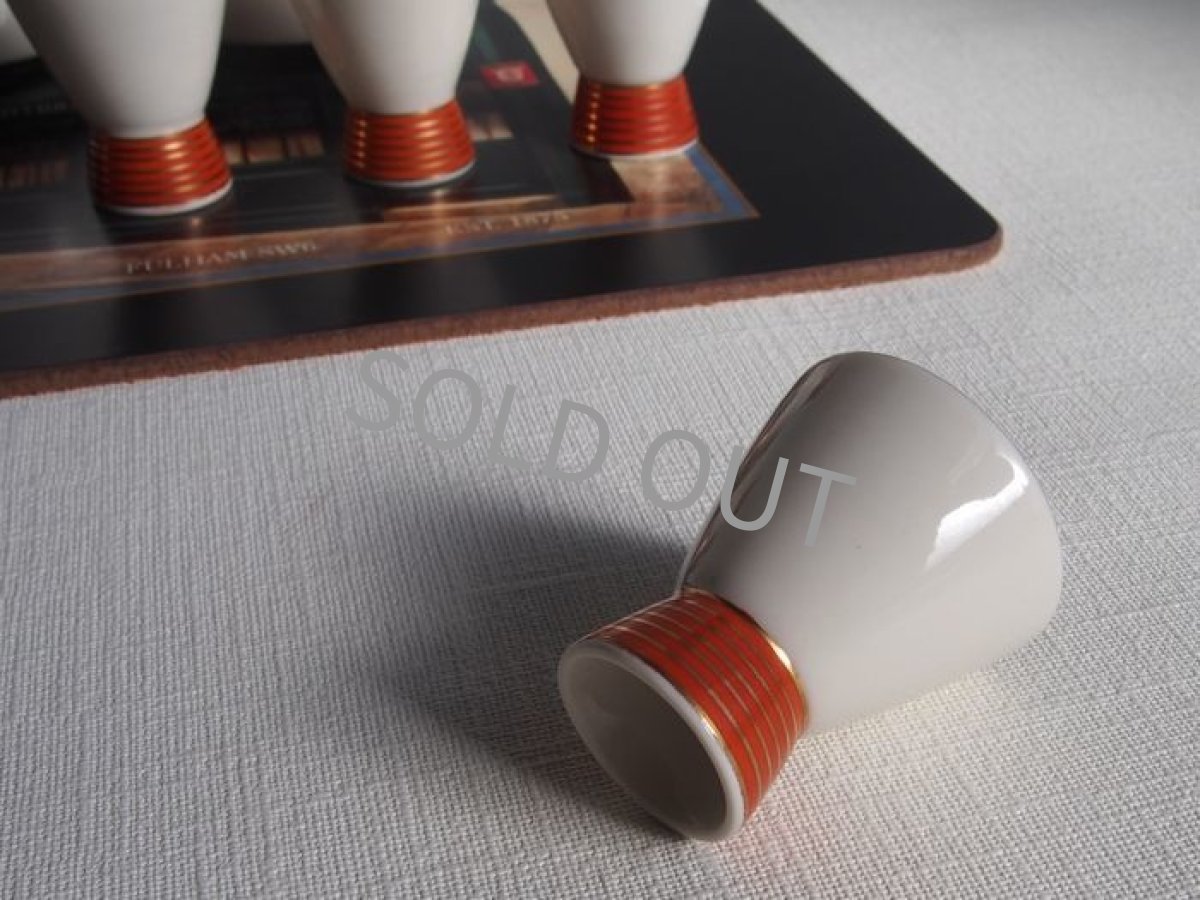 画像5: 香蘭社　酒器 7点組　柿×黒(2) (5)