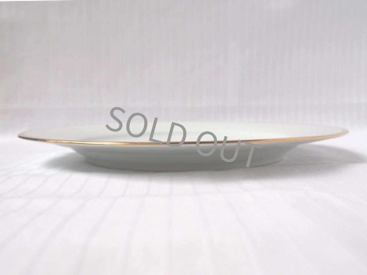 画像4: □outlet□ノリタケ contemporary ケーキ皿 金彩2ライン 21cm (4)