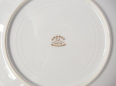 画像8: ノリタケ ヤジロベー印 日本陶器会社　取り皿ケーキ皿　金彩2ライン 19.5cm 戦前 (8)
