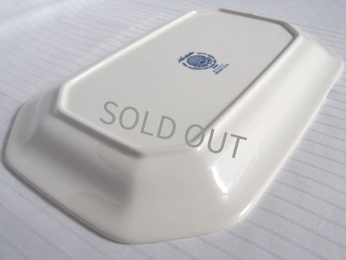 画像8: ノリタケ クラフトーン硬質陶器  WoodField 角皿 16cm 樹木 (8)