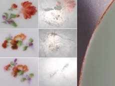画像6: 【インテリア】ノリタケ ヤジロベー印 中皿 ペア 小花 22.2cm 戦前 (6)