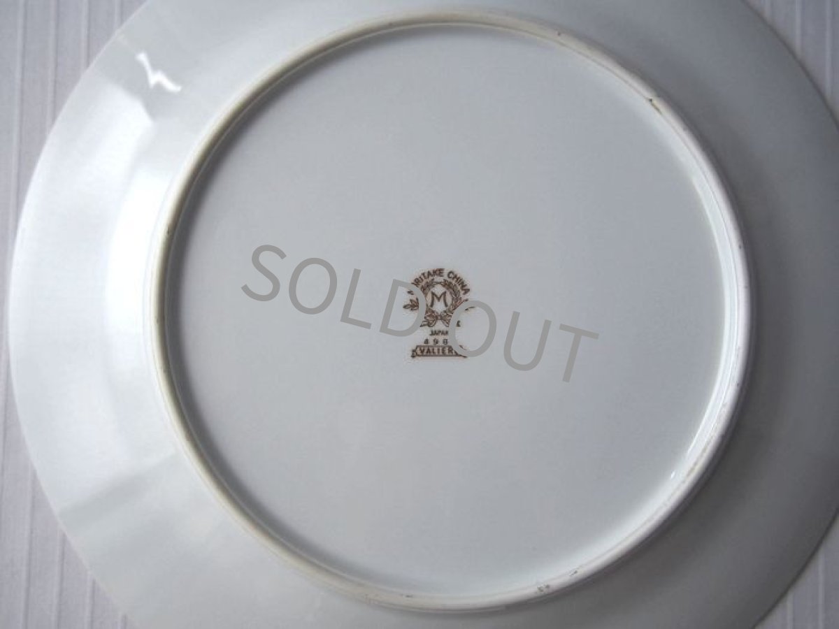 画像11: ノリタケ Ｍ印　ディナー皿　ヴァレリー 金彩 25.5cm(1) (11)