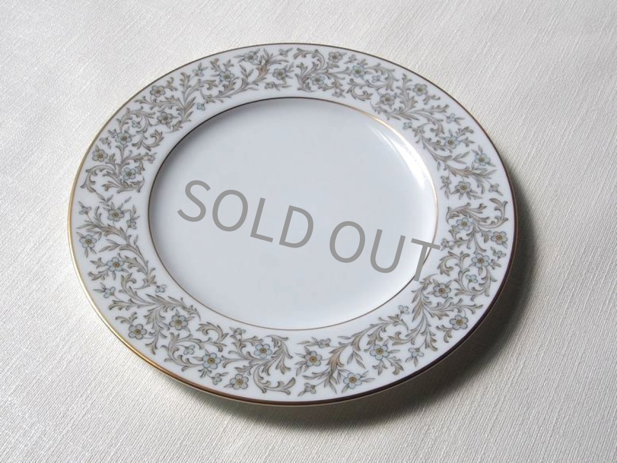 画像2: プレミアノリタケ　ケーキ皿　小花文様 21cm (2)