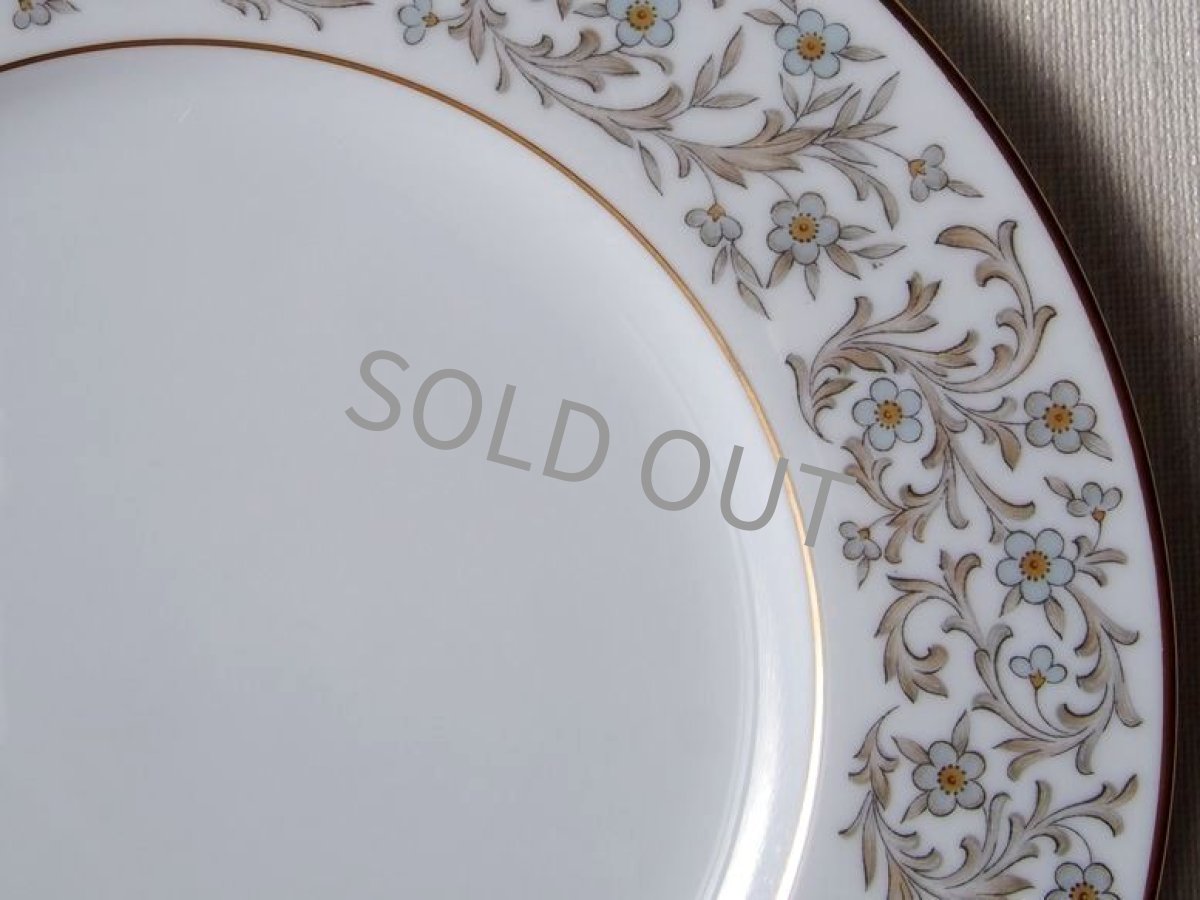 画像3: プレミアノリタケ　ケーキ皿　小花文様 21cm (3)