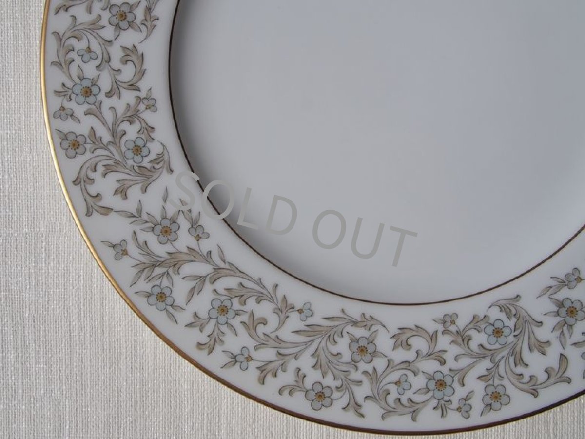 画像4: プレミアノリタケ　ケーキ皿　小花文様 21cm (4)