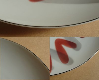 画像1: プレミアノリタケ　ディナー皿　レトロモダン 26.5cm