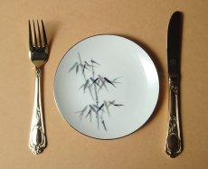 画像16: プレミアノリタケ パン皿 竹 ペールカラー 15cm (16)