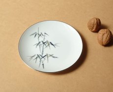 画像2: プレミアノリタケ パン皿 竹 ペールカラー 15cm (2)