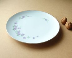 画像6: プレミアノリタケ Fantasy　ディナー皿　紫バラ 27cm (6)