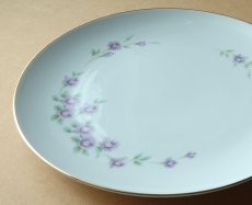 画像7: プレミアノリタケ Fantasy　ディナー皿　紫バラ 27cm (7)