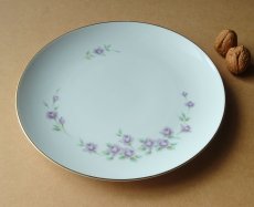 画像2: プレミアノリタケ Fantasy　ディナー皿　紫バラ 27cm (2)