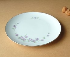 画像5: プレミアノリタケ Fantasy　ディナー皿　紫バラ 27cm (5)
